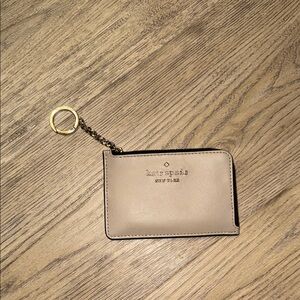 Kate spade L zip card wallet key ring key chain wallet